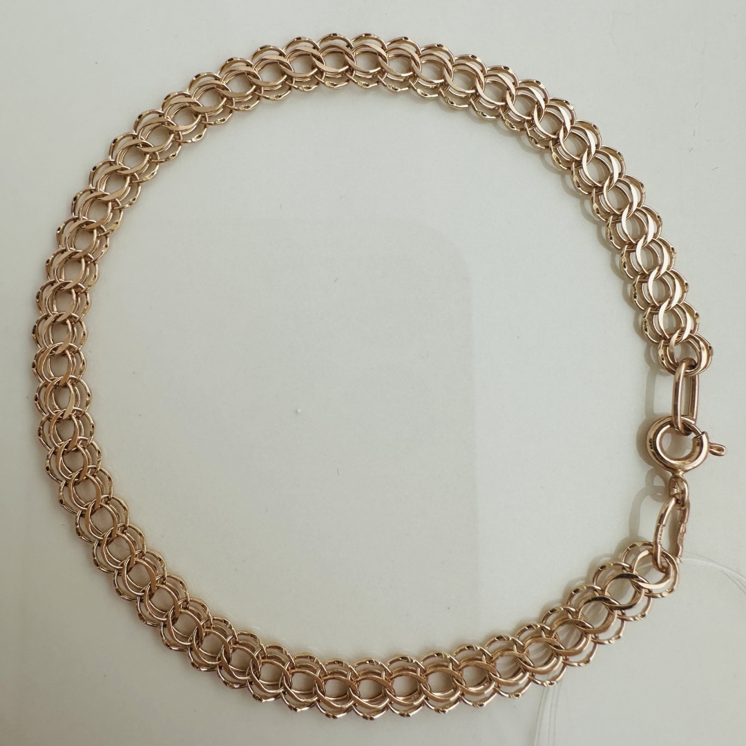 SAFIYA JEWELRY 660004022 длина 18 см, вес 1.73 г золото, плетение питон