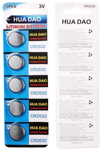 Батарейка CR2032 HUA DAO 5 шт