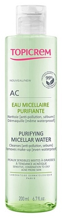 TOPICREM АС Purifuing мицеллярная вода 200 мл