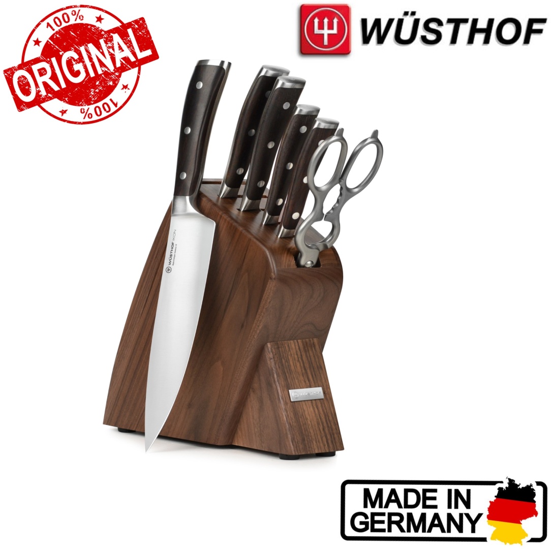 Универсальный WUSTHOF Ikon Blackwood, лезвие: углеродистая сталь 5 шт