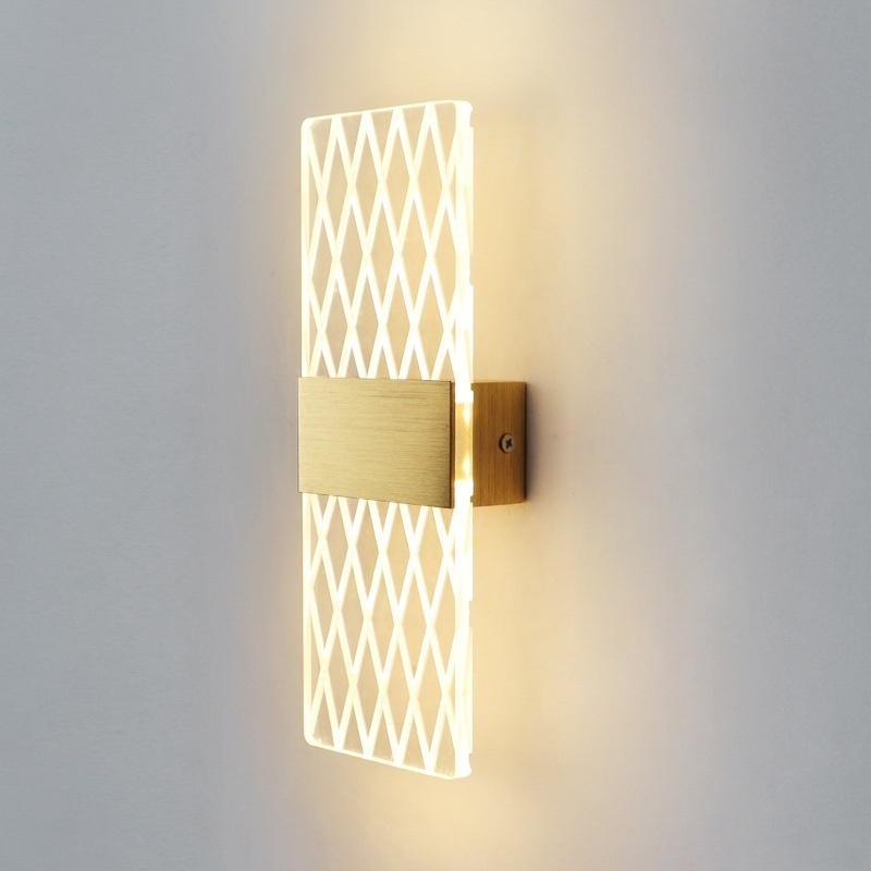 Бра настенный, накладной Candella LED, золотистый