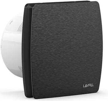 Вытяжной вентилятор Lavfill подшипниковый D150 мм 18Вт, LFWW-13Q-4B Черный матовый