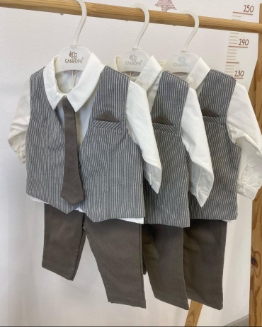 Комплект Cassiope Baby белый, хаки, зеленый