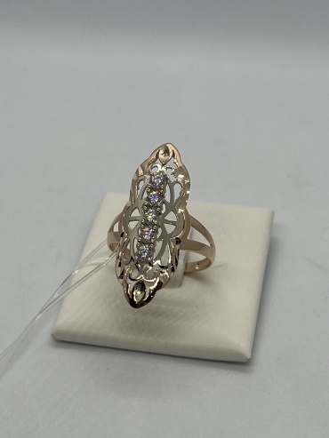 Zhanar Gold 764246 размер 19 вес 2.88 г золото, без вставок