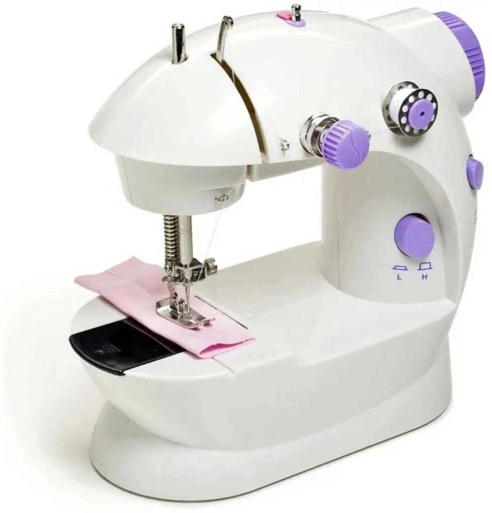 Купить Швейная машина Nux Mini Sewing Machine белый, фиолетовый в ...