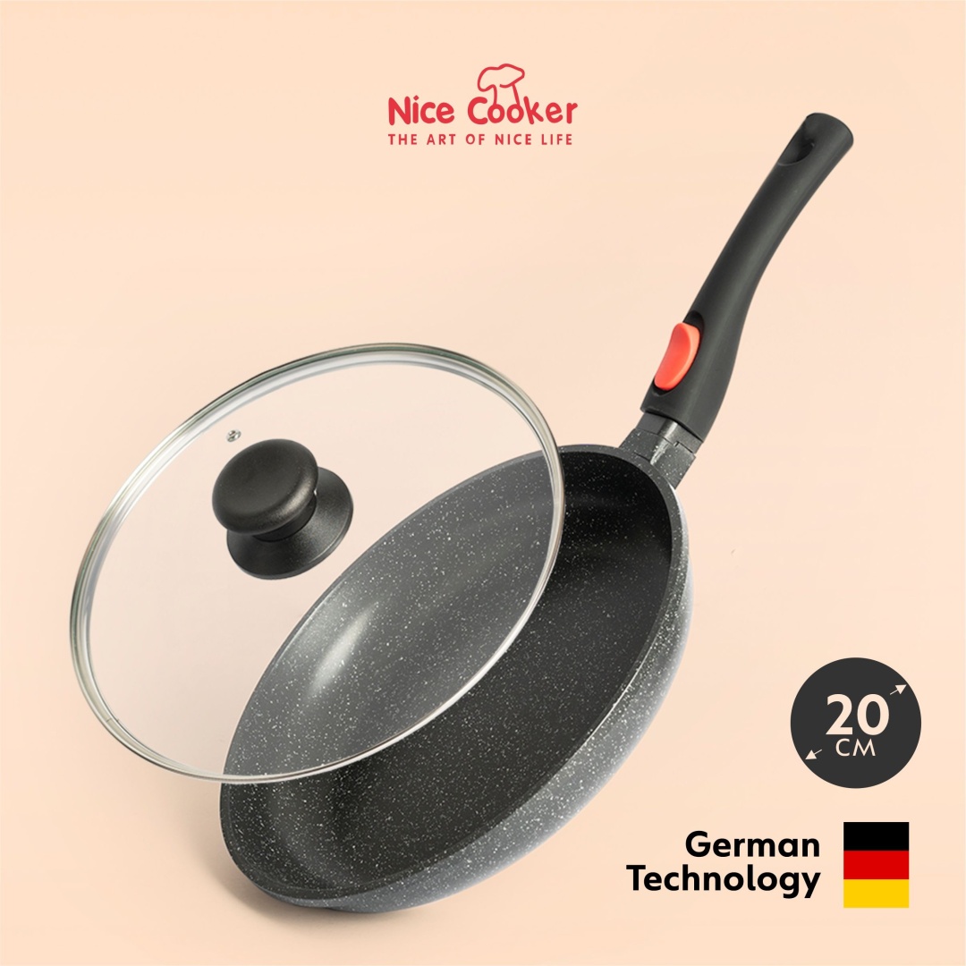 Сковорода Nice Cooker CAK-52405 D2 (BL) 20 см с антипригарным покрытием, алюминий