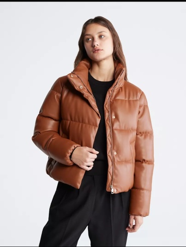 Демисезонная куртка Calvin Klein коричневый