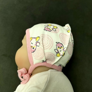 Чепчик Munka Kids U1 розовый 35