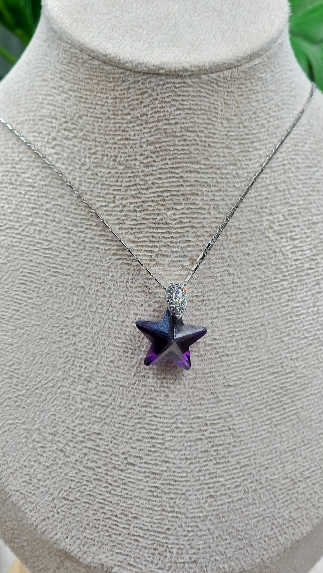 Подвеска медь, кристаллы Swarovski