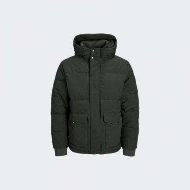 Зимняя куртка Jack&Jones зеленый