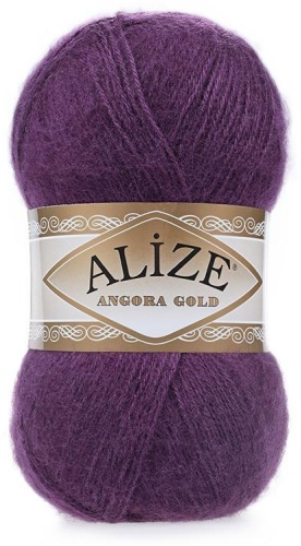 Моток Alize Angora Gold фиолетовый 550 м 100 г