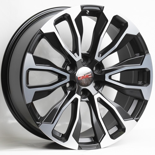 Kipardo 22001 9x22/6x139.7 D78.1 ET24 черный, серебристый