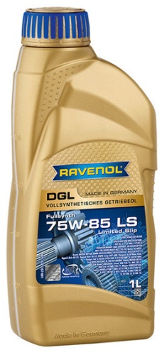 Масло синтетическое RAVENOL Трансмиссионное масло DGL 75W-85 LS 1 л
