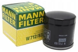 MANN-FILTER масляный фильтр W712/83