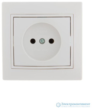 Розетка Lezard Мира 701-0202-121, белый