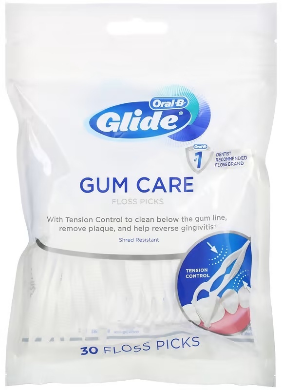 Oral-B Glide Gum Care Floss Picks 30 шт
