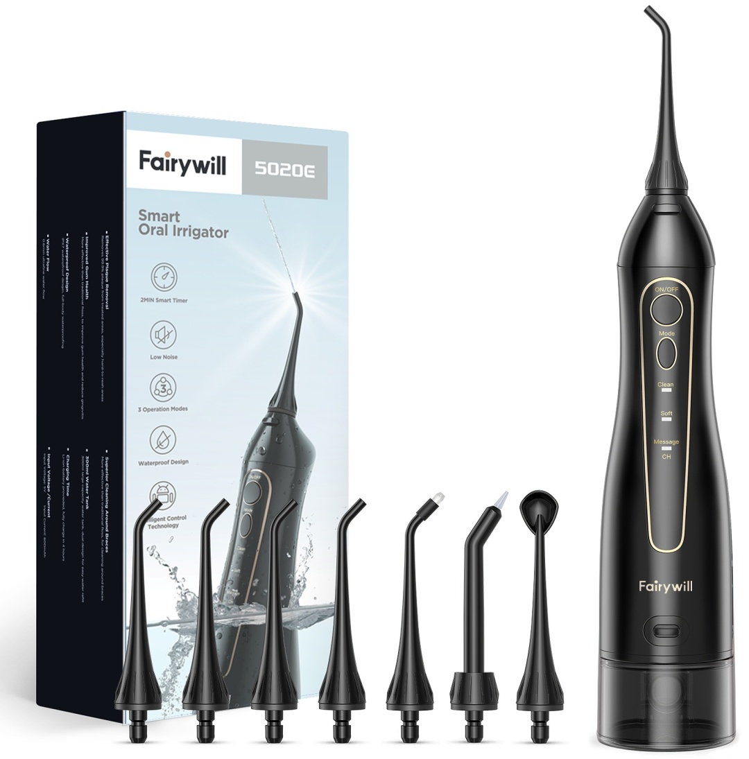 Купить Fairywill ирригатор F-5020E импульсный емкость 300 мл в кредит в ...