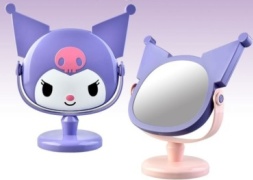 Зеркало настольное косметическое Kuromi 21.5х19.5 см