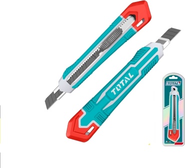 Канцелярский нож Total THT5110925 красный, зеленый