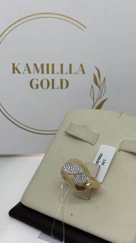 KAMILLLA GOLD 245167 размер 18 вес 2.51 г золото, фианит