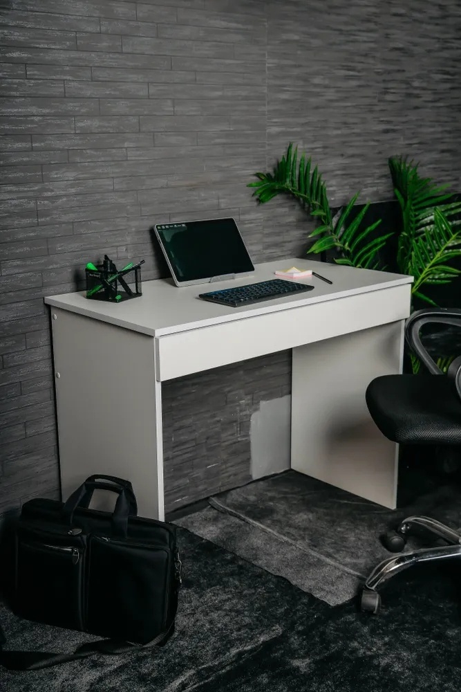 Купить Стол письменный IDEA Веста, 100.1x48x75.6 см, белый в Алматы ...