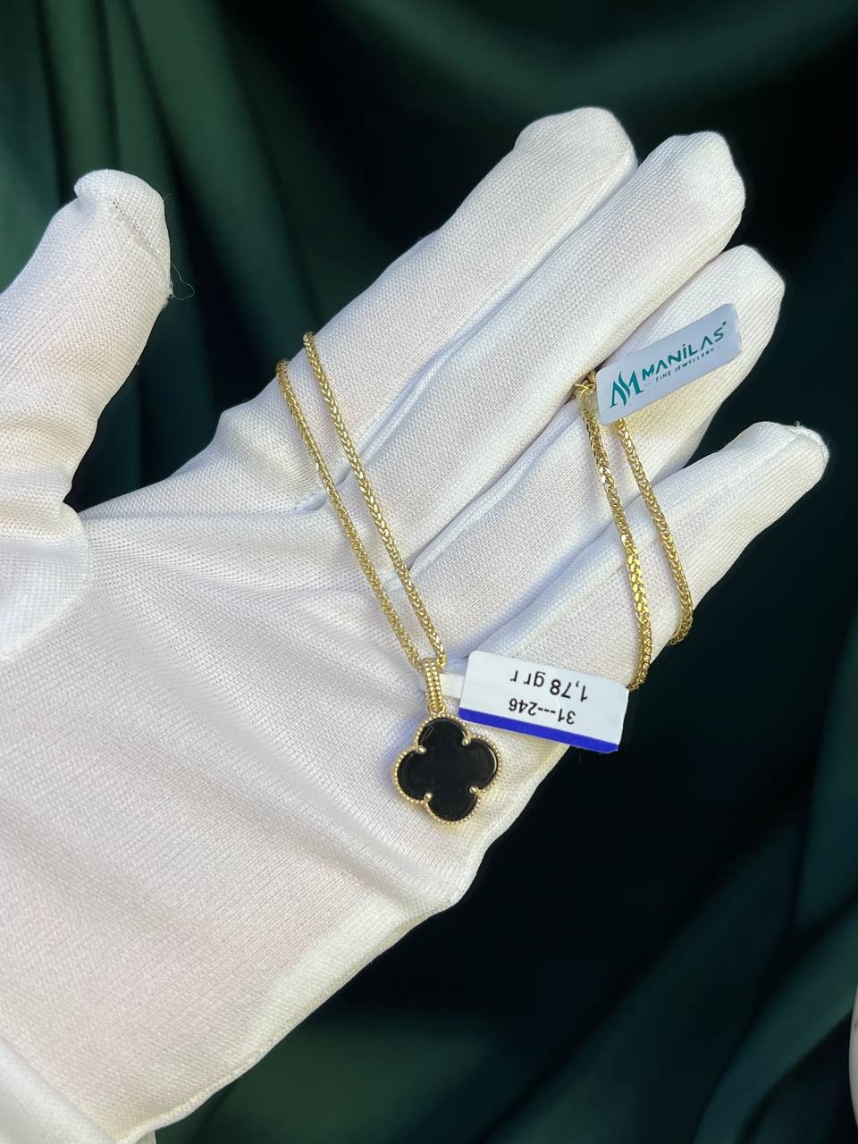 MANILAS GOLD Gh1290 длина 40 см, вес 3.92 г золото, плетение панцирное