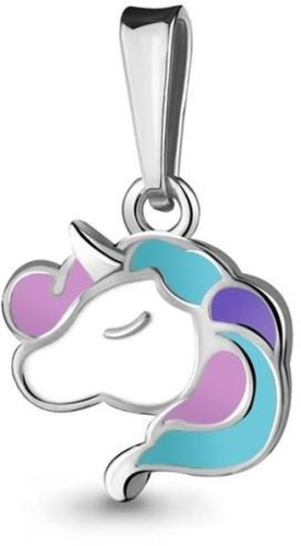 Подвеска kari jewelry 53909560 вес 0.91 г серебро, эмаль
