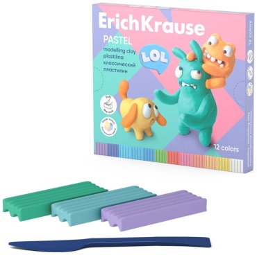 Erich Krause Jolly Friends Pastel 61352 количество цветов: 12