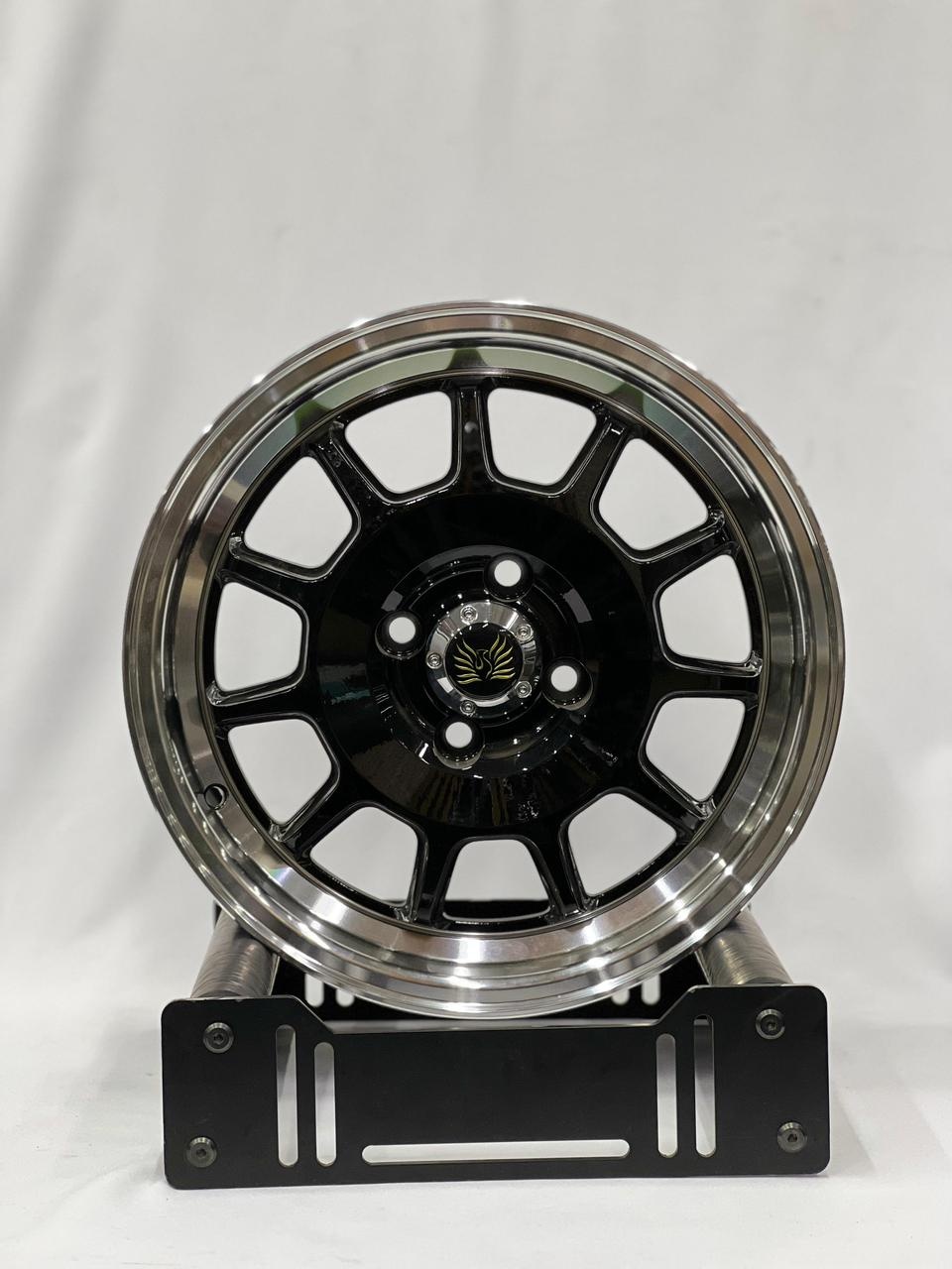 LKN Lkn9319 6.5x15/4x100 D67.1 ET35 4 диска черный, серебристый