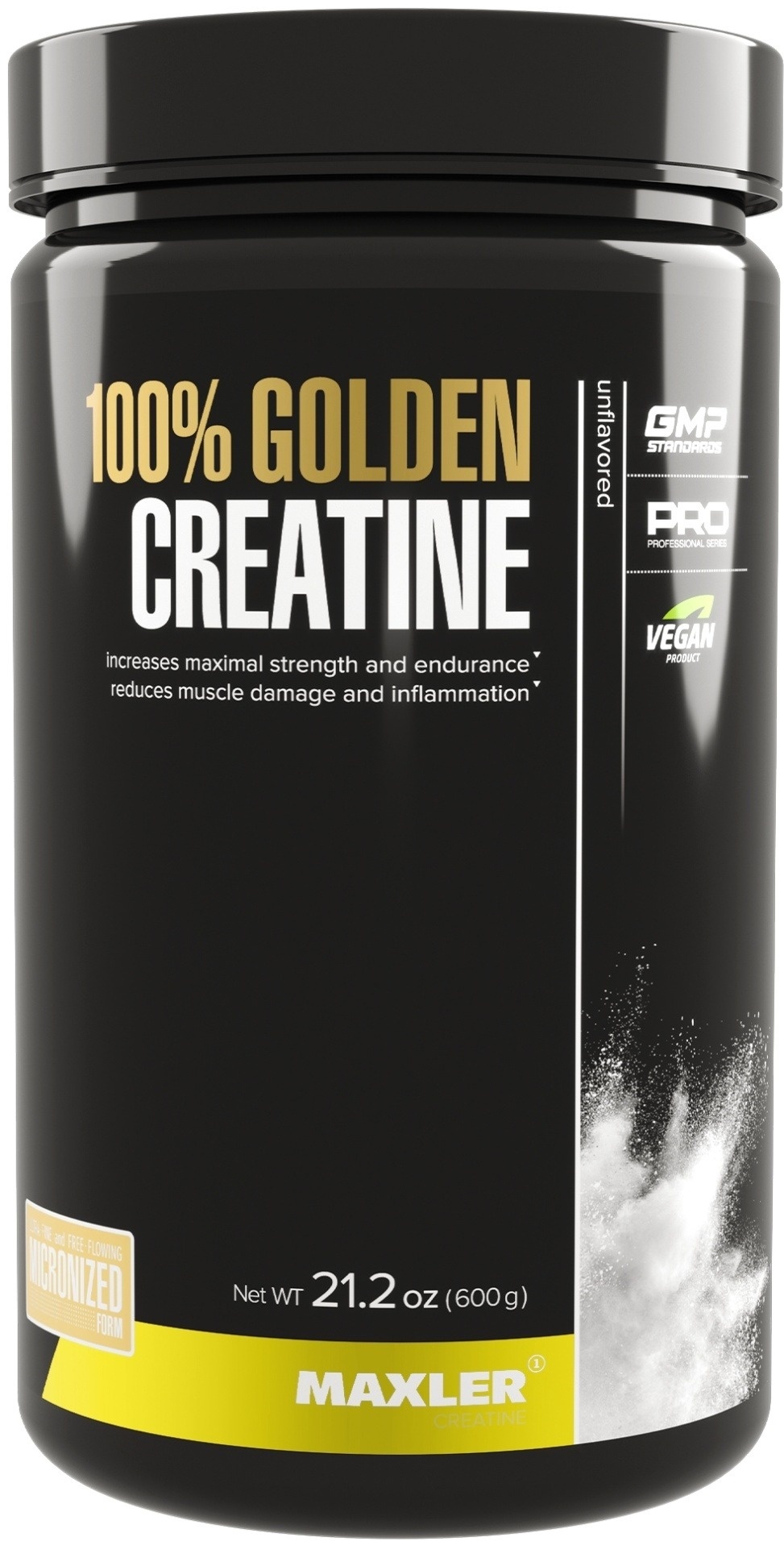 Maxler 100% Golden Micronized Creatine 600 г