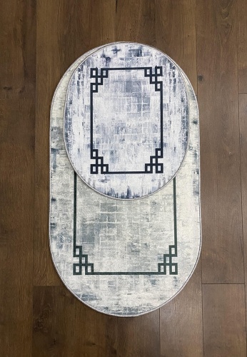 Bal Tekstil комплект ковриков Bal Decor 9004A 100x60 см, полиэстер