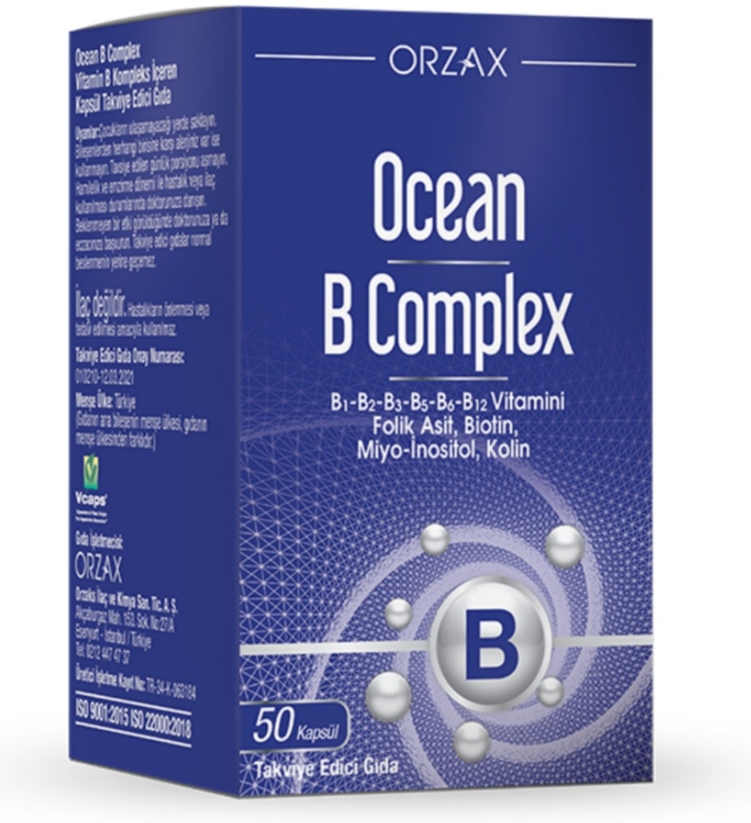 Купить ORZAX витамин Ocean B Complex 50 капсул в кредит в Алматы ...