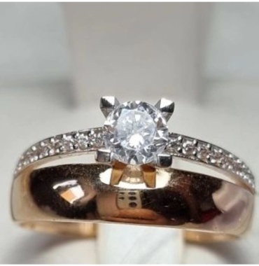 Ars jeweler ARS342 размер 18.5 вес 2.1 г золото, фианит