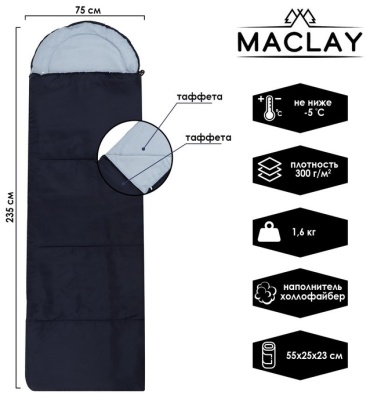 Maclay 9329312 синий