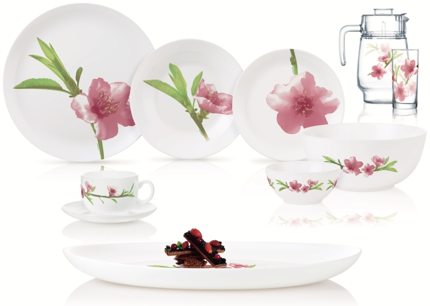 Luminarc water color. сервиз столовый luminarc water color 19пр. уотер колор luminarc. E4905. люминарк уотер колор.