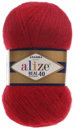 Моток Alize Angora Real красный 480 м 100 г