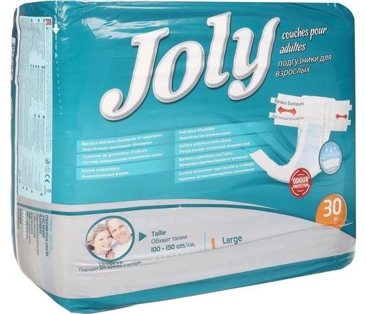 Joly Large подгузники для взрослых L 30 шт