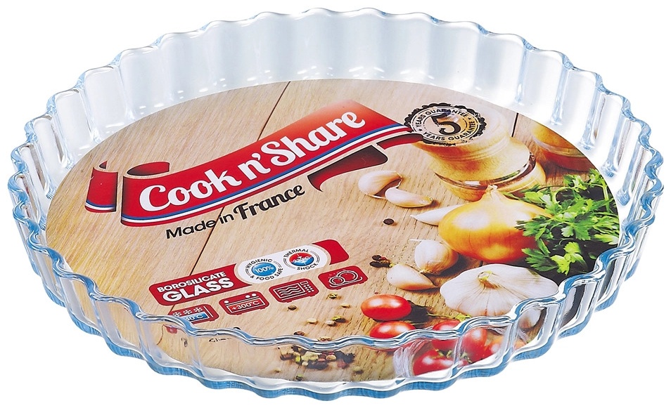 Форма для выпечки, для запекания Pyrex стекло, 1 шт