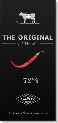 Bucheron 72% какао кайенский перец шоколадная плитка горький 90 г