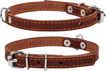 COLLAR ошейник для прогулки универсальный коричневый