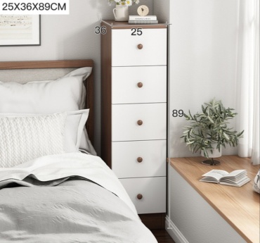 Тумба AKA COMFORT , 25x89x36 см, белый