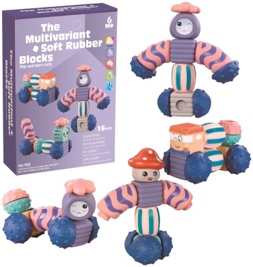 Конструктор Linking Blocks For Kids 1102, деталей 16 шт