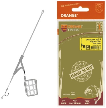 Orange Carp ORANGE #37 Big Cage Feeder Leadcore 60 г
