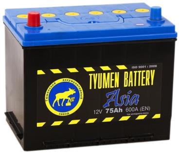 Tyumen Asia 6CT-75Ah +/-