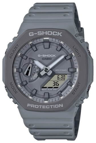 Кварцевые CASIO GA-2110ET-8ADR сталь, полимер