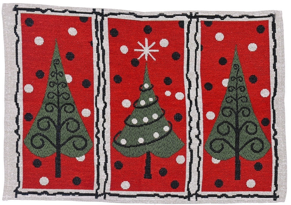 Сервировочный коврик Lovely Новогодняя серия 45x35 см, жаккард, 1 шт