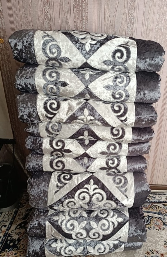 Корпе 220 смx80 см, вата, серый