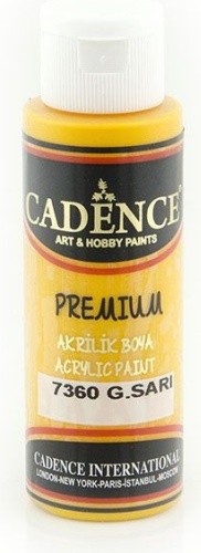 CADENCE Краска акриловая Cadence 7360, Солнечный желтый Солнечный желтый / Sunshine Yellow 1 шт