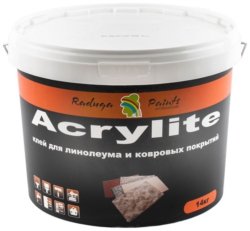 Клей РАДУГА Acrylite готовый 14 кг