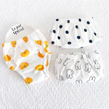 Эко-трусики Лучик Мандарины Size M (8-12kg) 3 шт, макс. вес 12